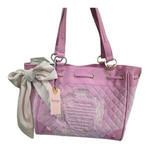 Viral Juicy Couture Retro Juicy Tale Tote Bag Retro Cherry Blossom